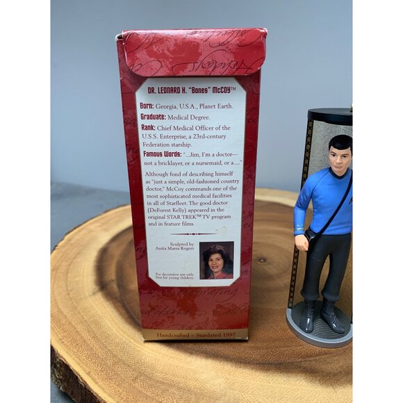 Hallmark Star Trek Dr. Leonard H. "Bones" McCoy Ornament 1997 Collectible Figuri - Picture 3 of 9